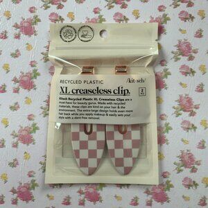 Kitsch XL Creaseless Clips 2pc Set – Terracotta | Recycled Plastic Hair Clips